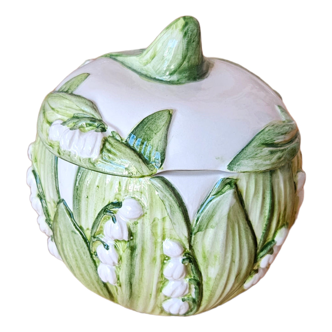 Les Ottomans Lily of the Valley Porcelain Sugar Pot