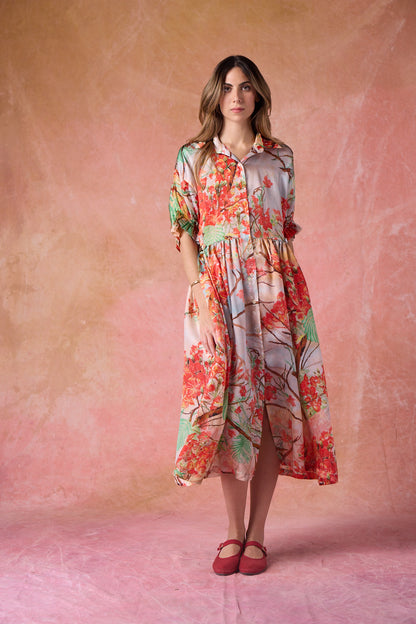 Bokja Flamboyant Fluff Puff Dress