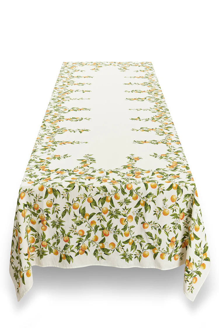 S&B x John Derian l'Orangerie Linen Tablecloth