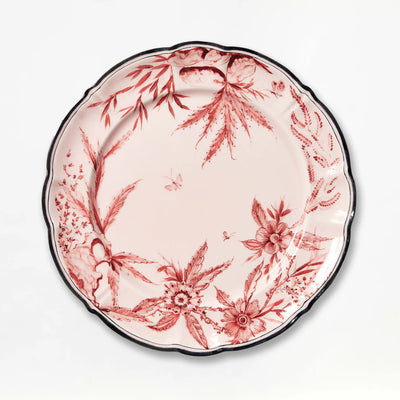 Pink Rocaille Dessert Plates - Set of 6
