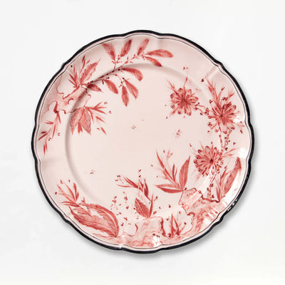 Pink Rocaille Dessert Plates - Set of 6