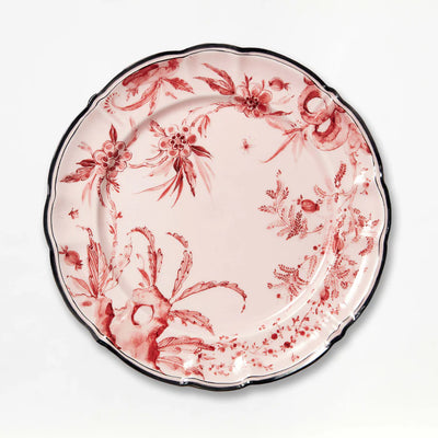 Pink Rocaille Dessert Plates - Set of 6