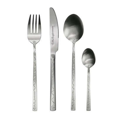 Passionnement 24pcs Cutlery Set in a Ceramic Holder