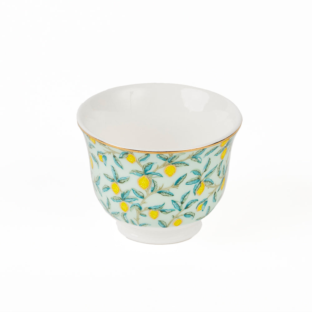 Zarina Lemon Espresso Cups - Set of 6