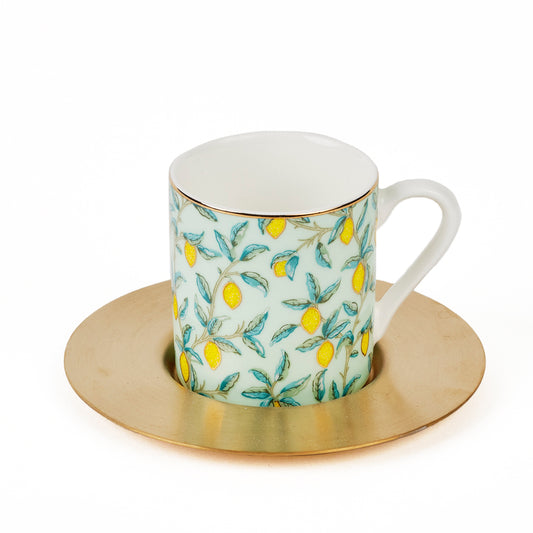 Zarina Lemon Espresso Cups - Set of 6