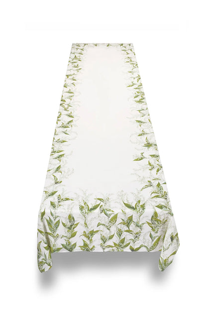 Lily of the Valley Muguet Linen Tablecloth