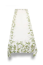 Load image into Gallery viewer, Lily of the Valley Muguet Linen Tablecloth
