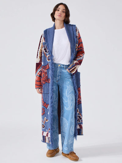 Hayley  Menzies Tibetan Tiger Merino Coat