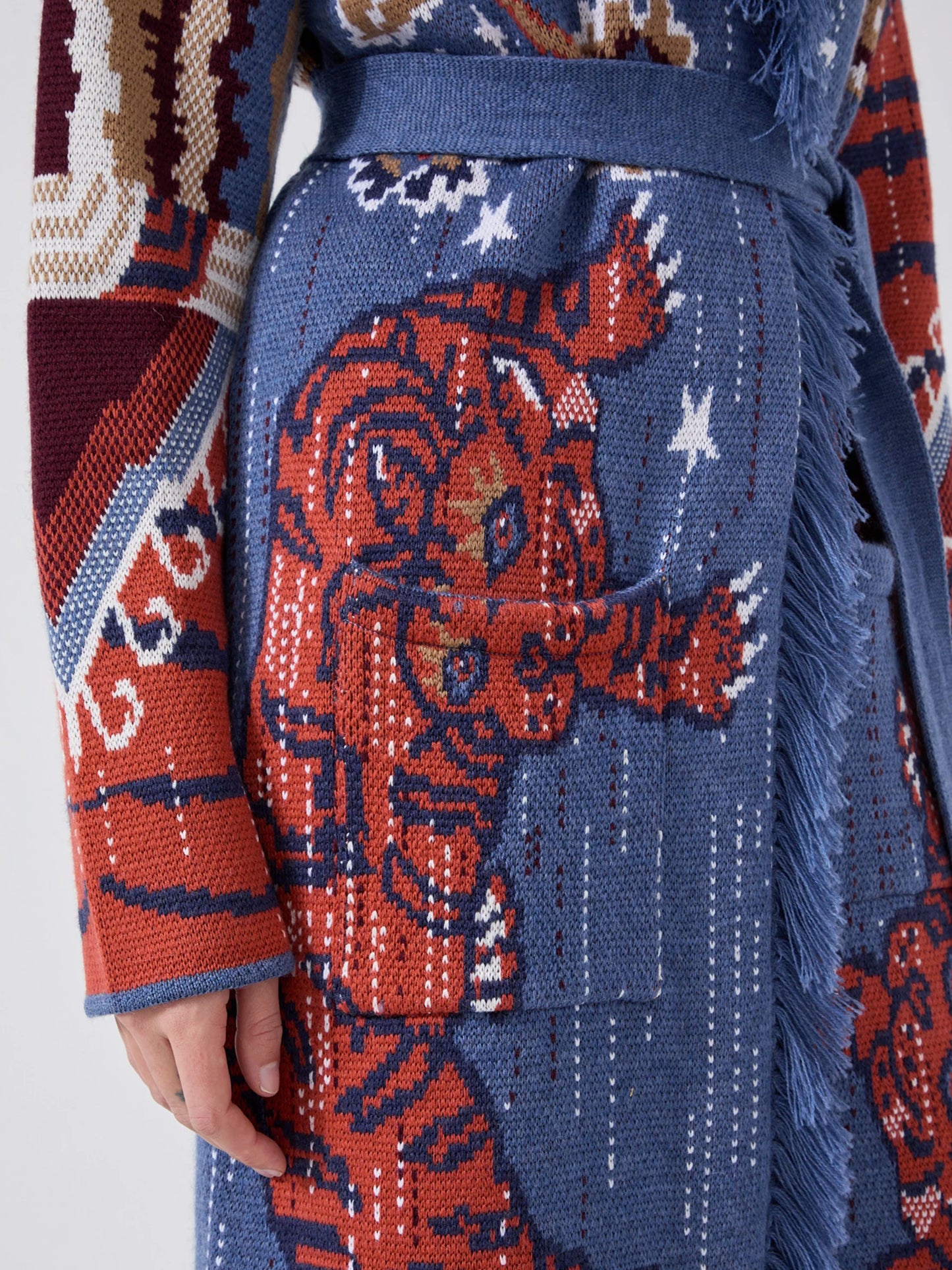 Hayley  Menzies Tibetan Tiger Merino Coat