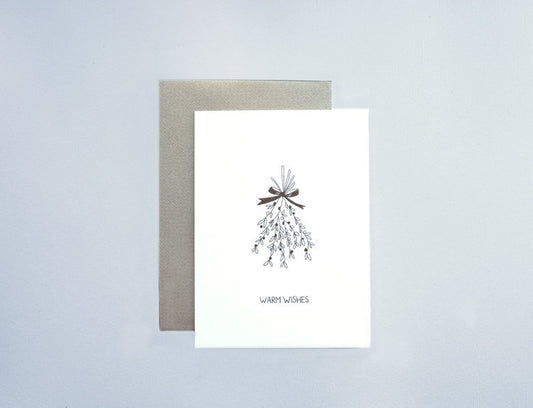 Zenobie Mistletoe Greeting Card