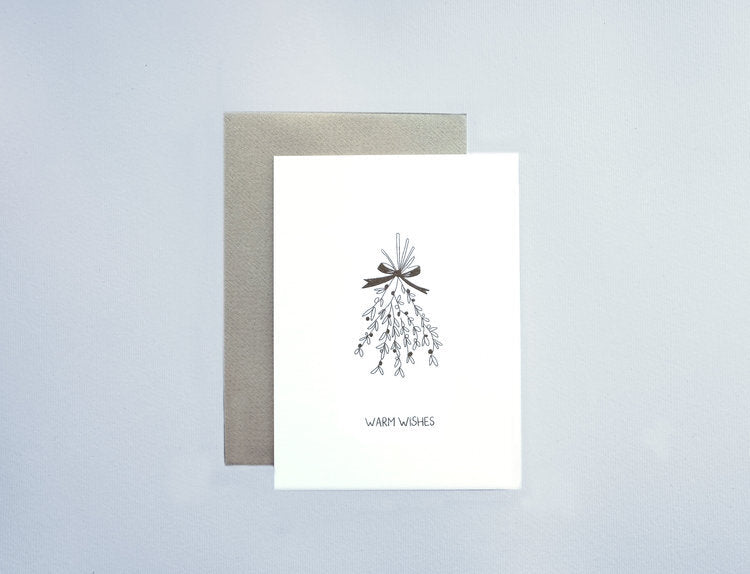 Zenobie Mistletoe Greeting Card