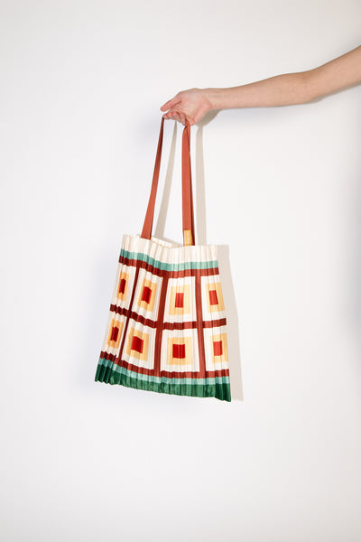 Satin Pleated Bag Vico