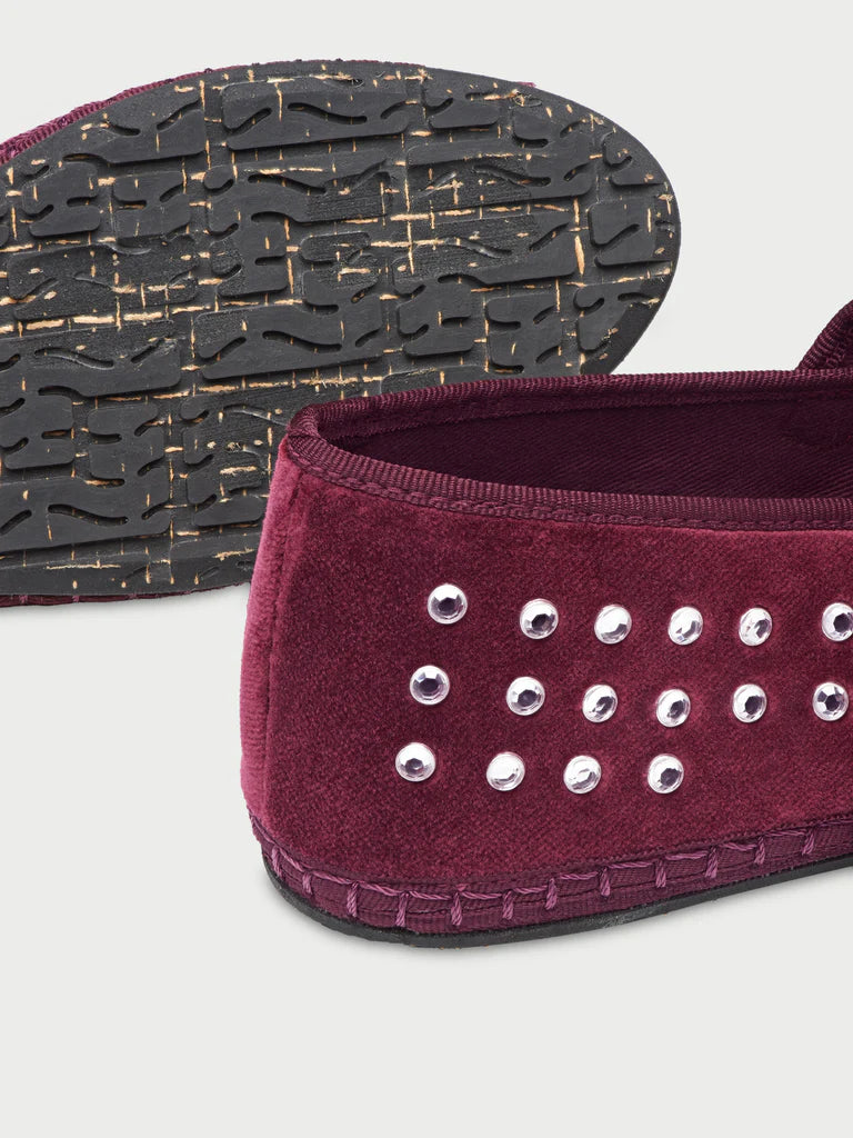 Mae Burgundy Ballerinas