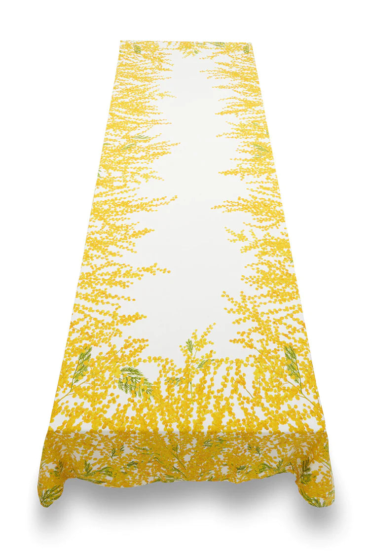 Mimosa Linen Tablecloth