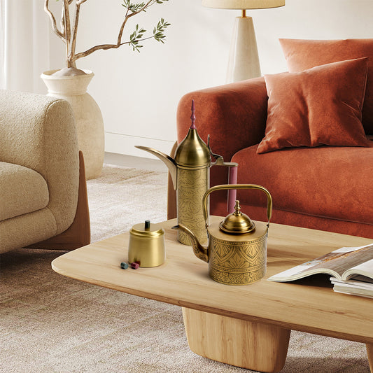 Zarina Pop of Color Dallah with three color Tip & Handles