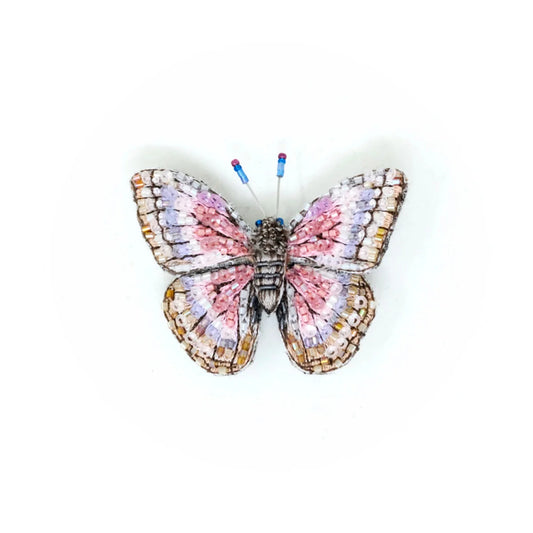 Morpho Godarti Butterfly Brooch Pin