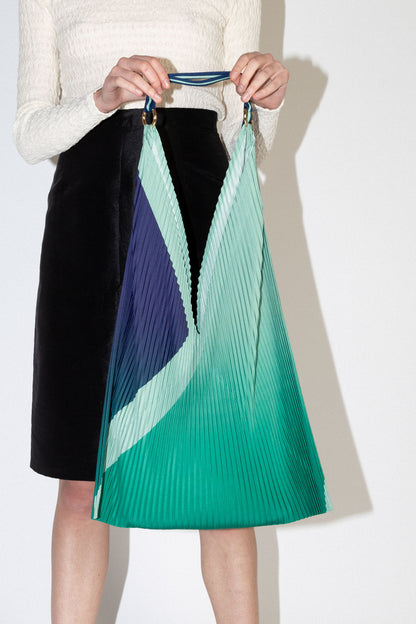 Pleated Y Bag Monica Green