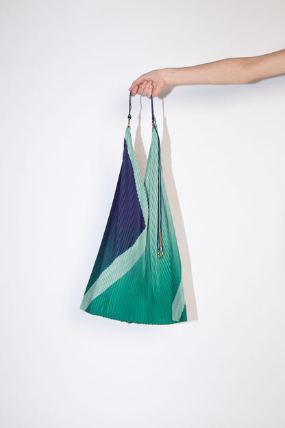 Pleated Y Bag Monica Green