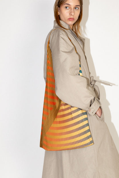 Pleated Y Bag Claudio Ocher