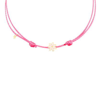 Abracadabra Little Peace & Love Flower Necklace