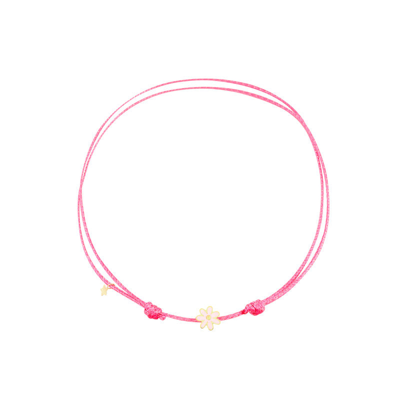 Abracadabra Little Peace & Love Flower Necklace