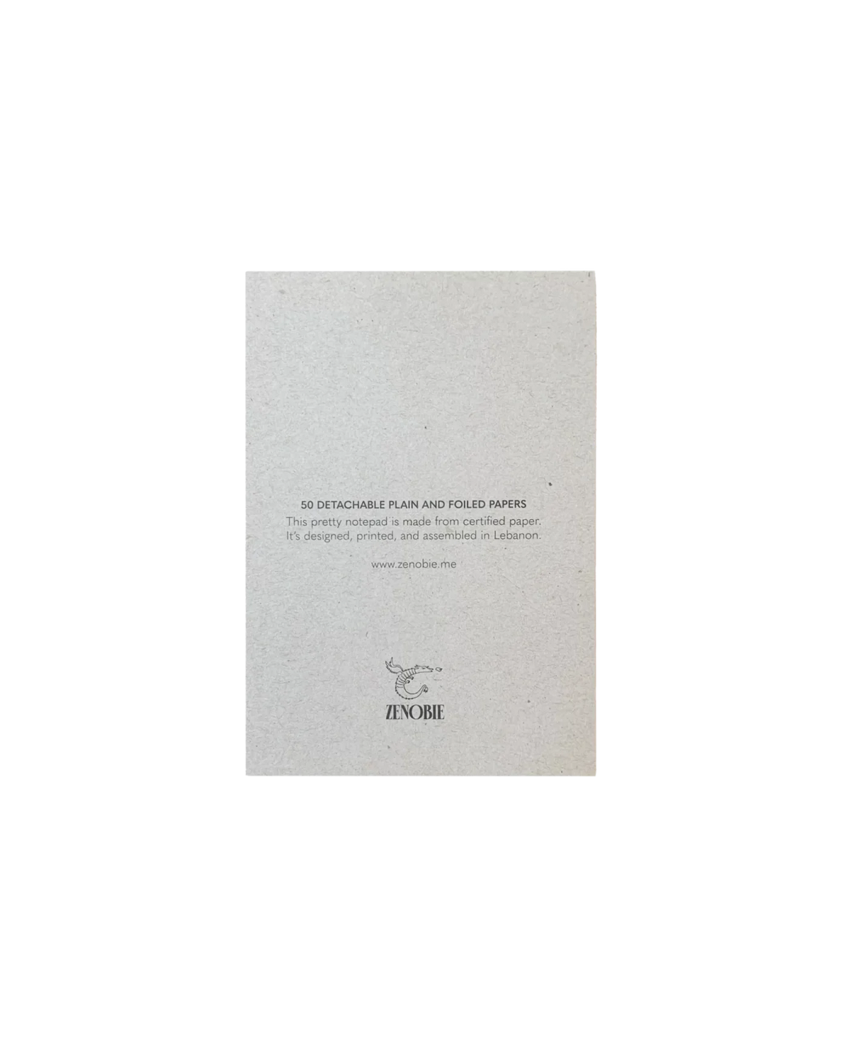 Zenobie Notepad 80 Pages