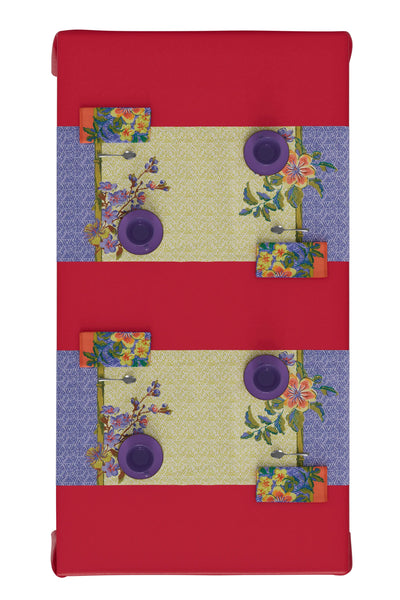 Oriental Garden Cotton Runner