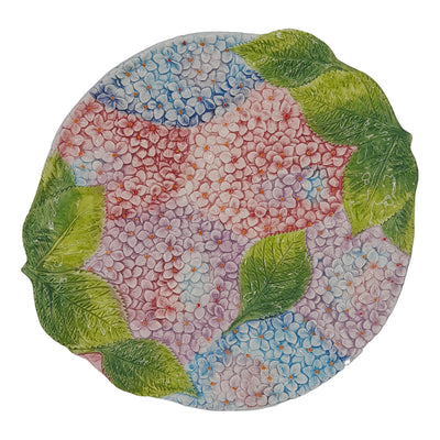 Les Ottomans Ortensia Hand Painted Porcelain Dinner Plate