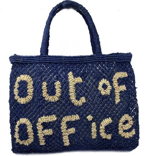 The Jackson Jute Tote Bag Small - Out of Office