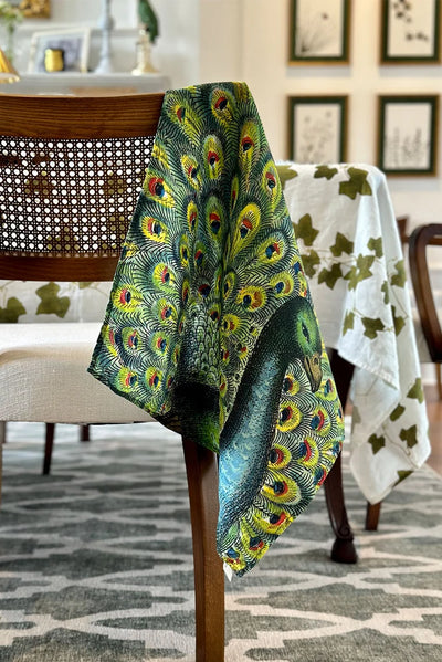 Peacock Linen Napkin