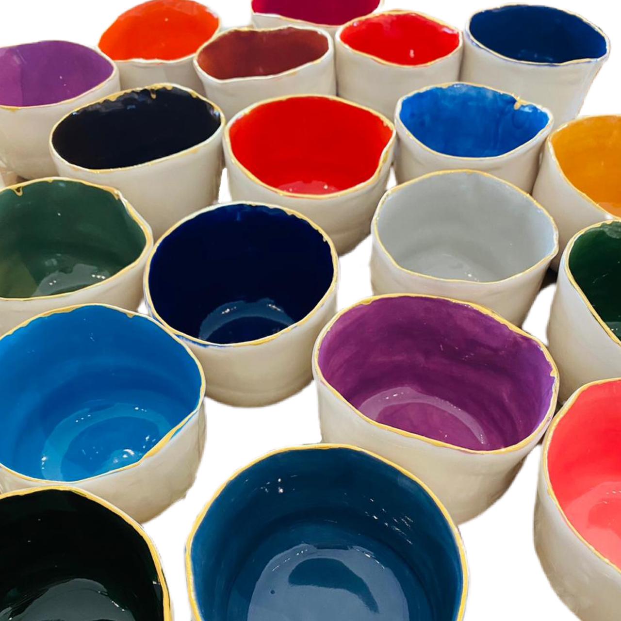 Ceramic 2 Colored Bowl