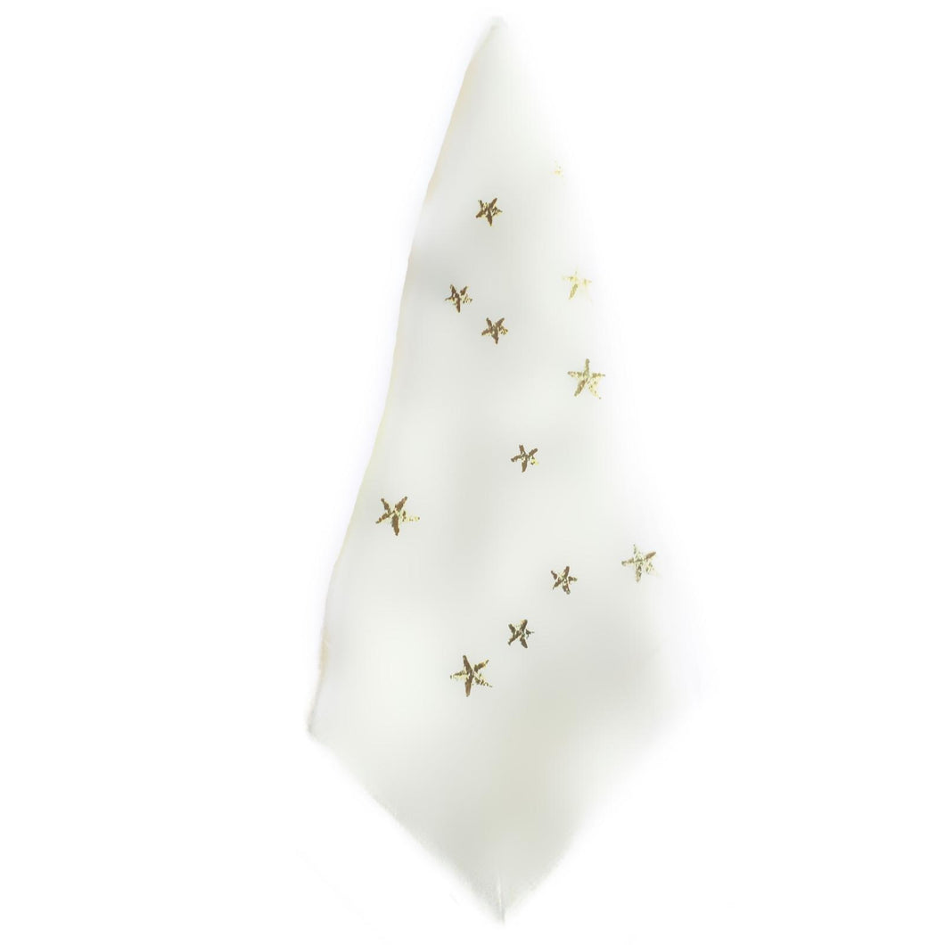 Stars Napkin - White