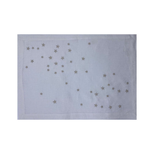 Stars Placemat - White