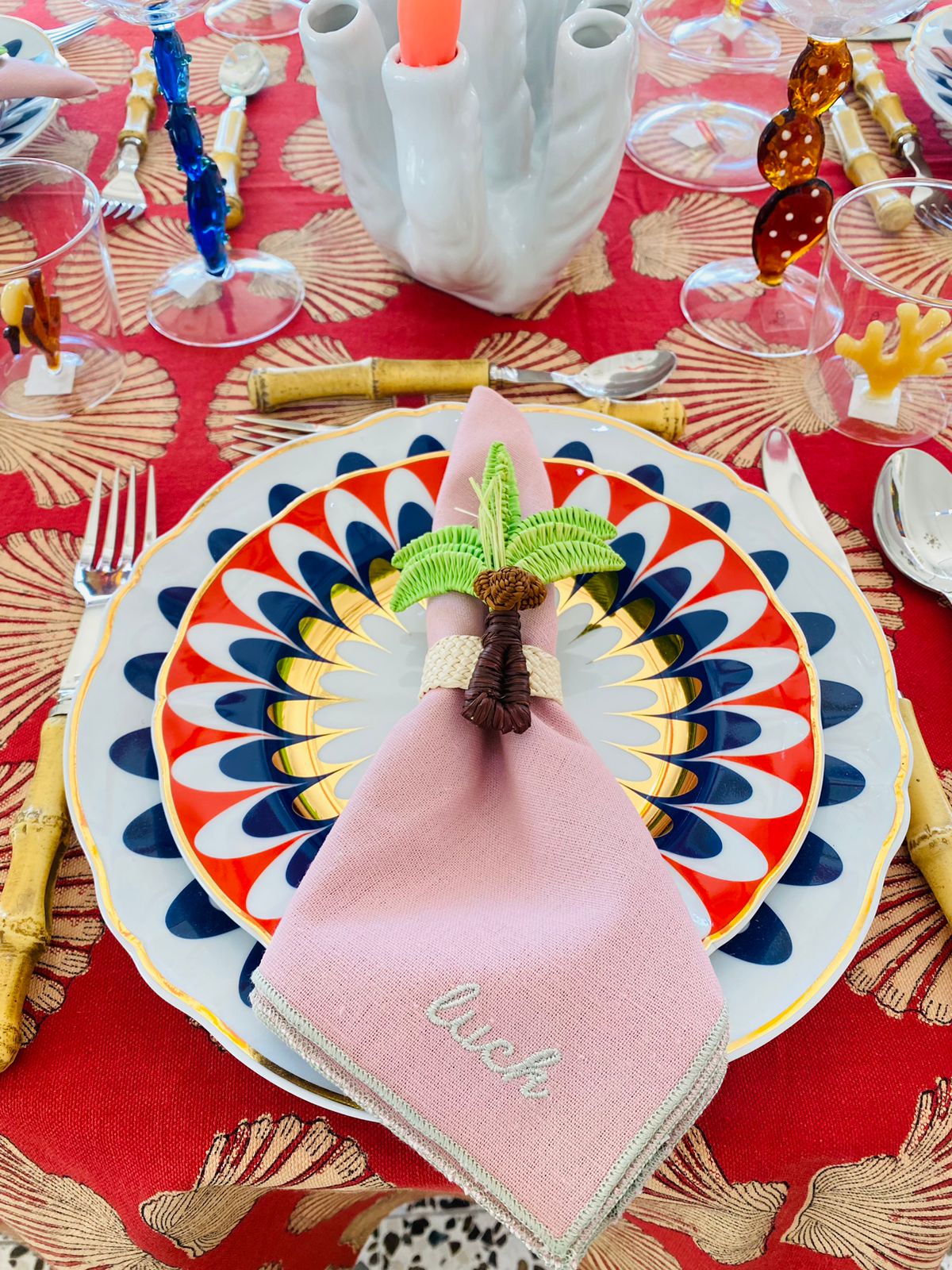 Napkin Ring - Palm Tree