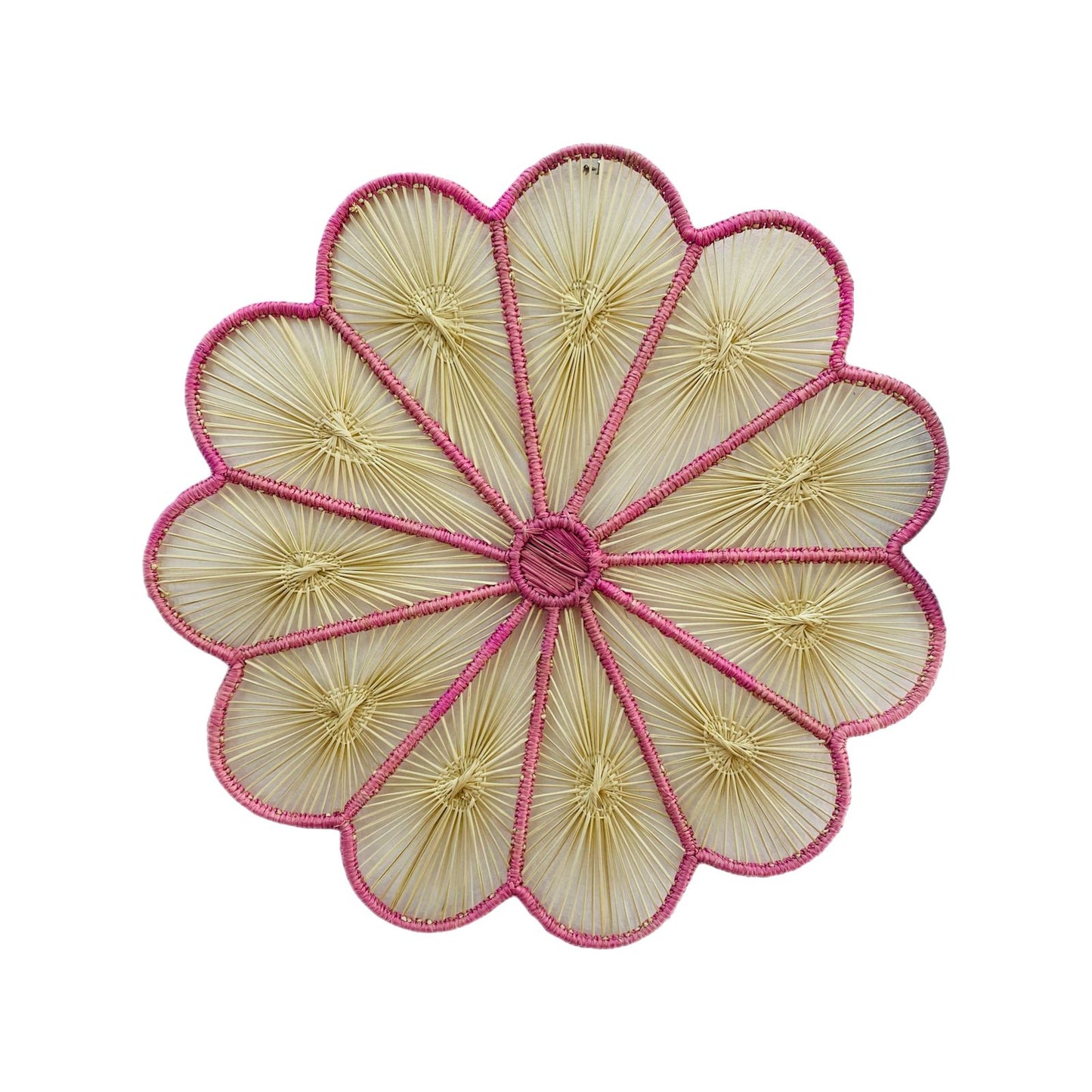 Daisy Scalloped Round Placemat