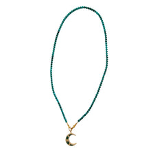 Load image into Gallery viewer, Necklace Jasmin Malachite - Moon
