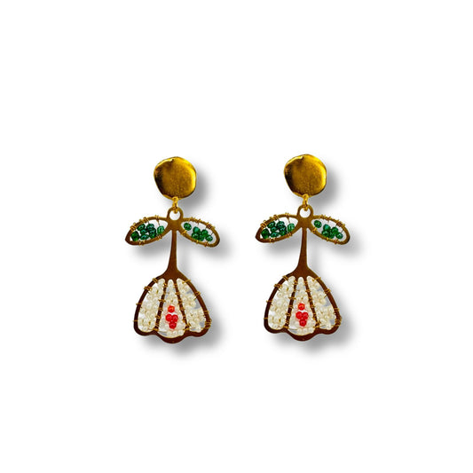 Nounzein Guns N'Roses Earrings - Flower