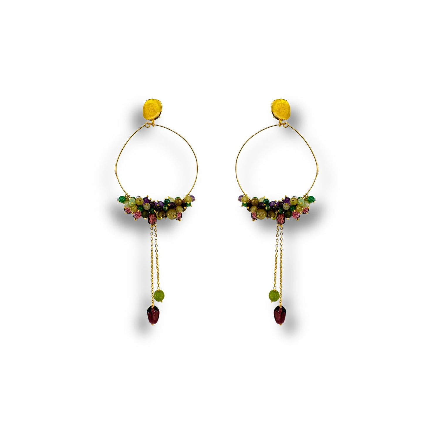 Nounzein Earrings Grapes