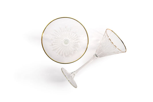 Festive Glass Gold - Set of 4