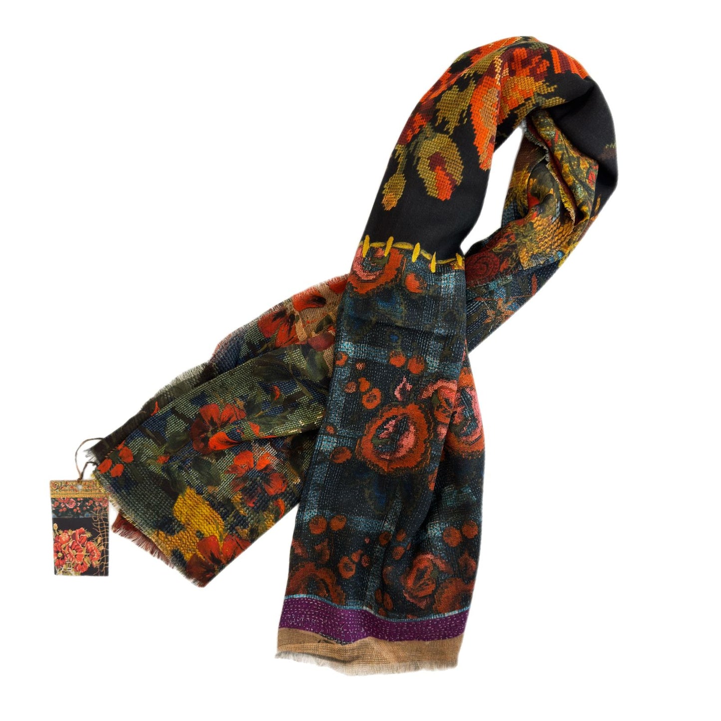 Bokja Wool Silk Scarf