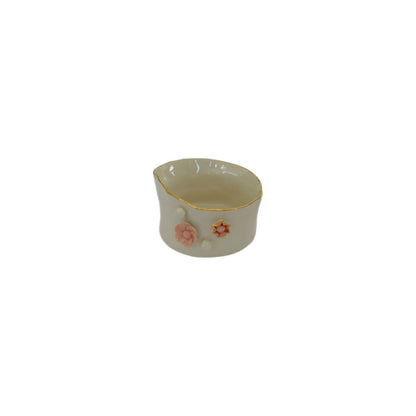 Ceramic Bowl Flowers Small