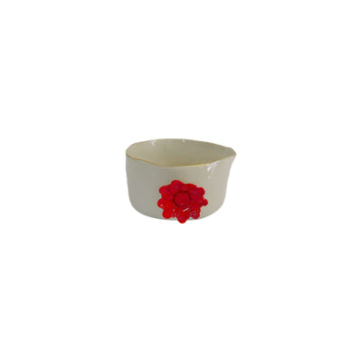 Ceramic Bowl One Big Flower