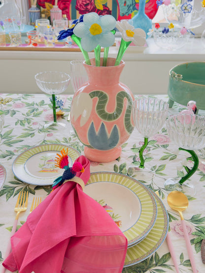 Pink Tulip Vase