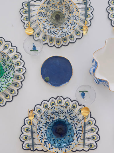 Peacock Shaped Placemats - Set of 6
