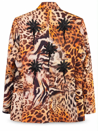 Leopard Animal Print Blazer