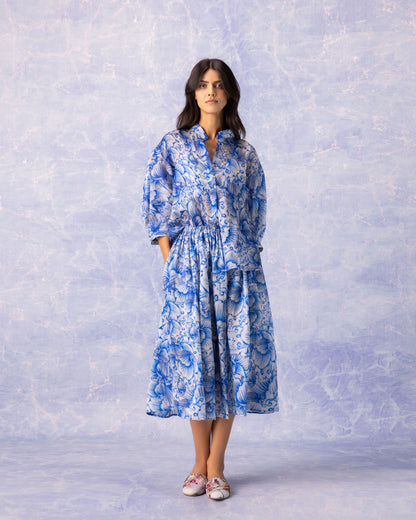 Bokja Porcelain Puff Sleeve Shirt