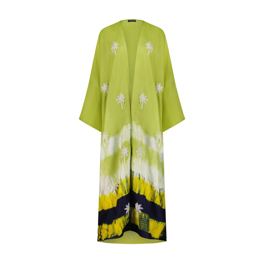Parrot Green Kimono