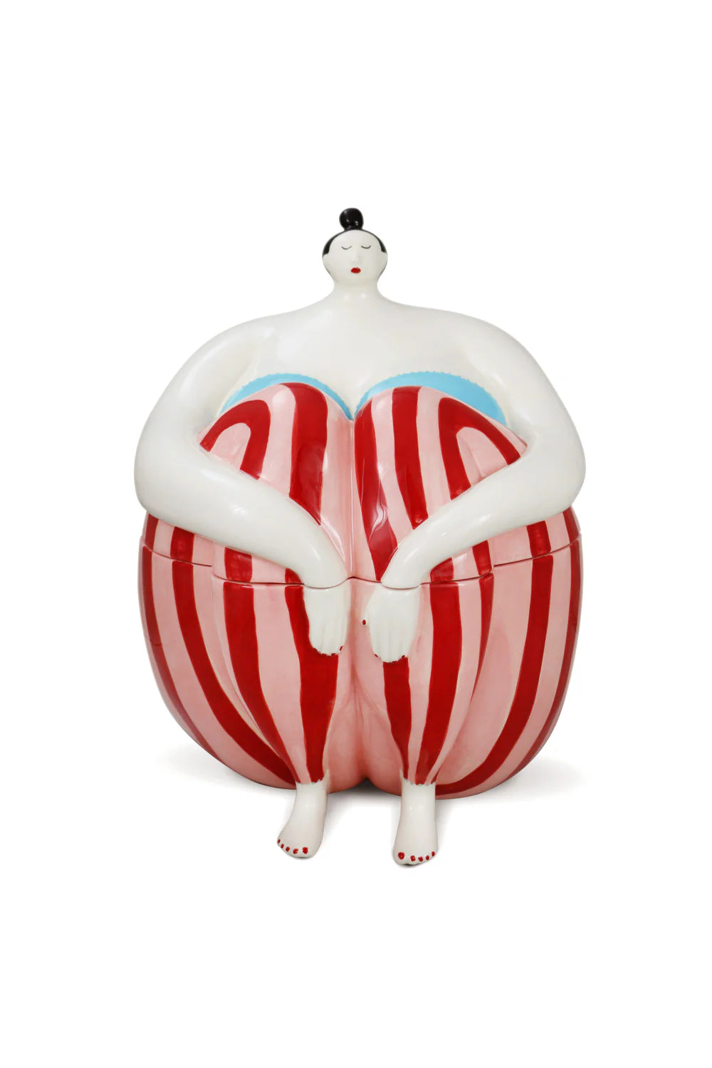 Passionnement 24pcs Cutlery Set in a Ceramic Holder