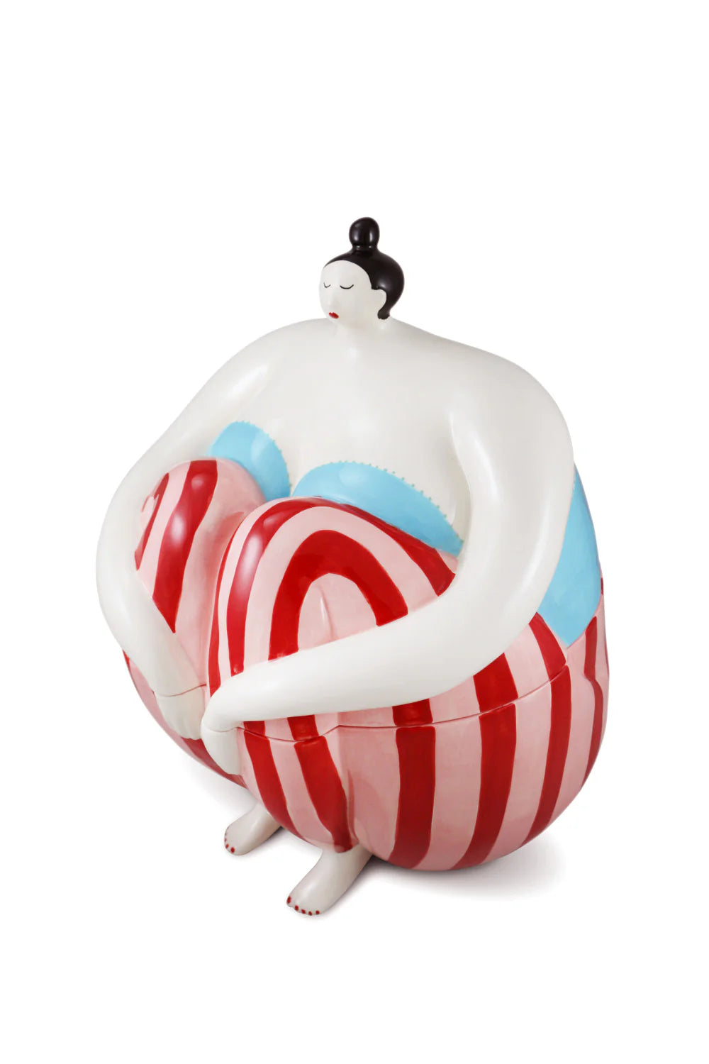 Passionnement 24pcs Cutlery Set in a Ceramic Holder