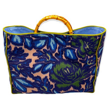 Load image into Gallery viewer, Atelier Bamboo Ikat Rose Tote Bag
